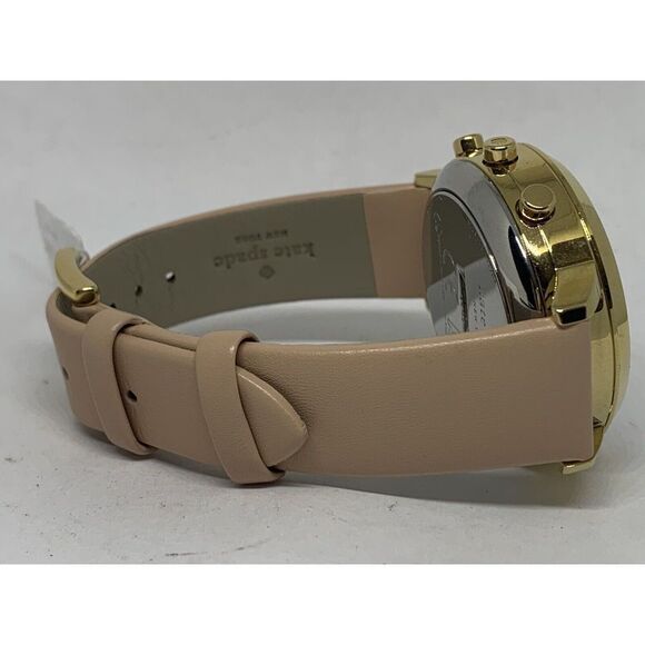 Kate Spade KST23105 Women Sand Leather Analog White Dial Hybrid Smartwatch HK795 - Picture 11 of 11